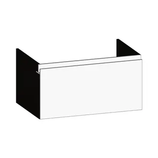 SCALIDO-Waschtisch-Unterschrank z Konsolenplatte 800x410x510mm 1 Auszug Farbvar. W/X/W