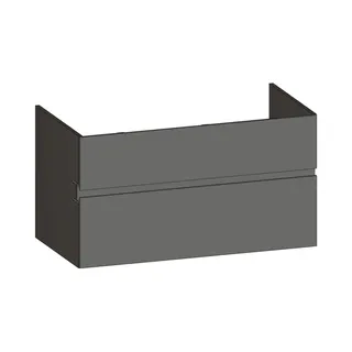 SCALIDO-Waschtisch-Unterschrank z Konsolenplatte 1000x540x510mm 2 Auszüge Farbvar. A/X/A