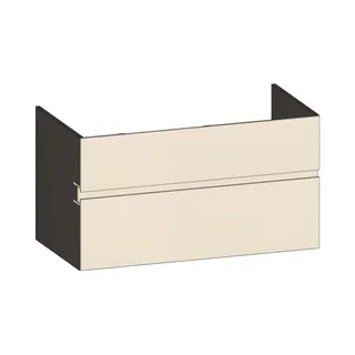 SCALIDO-Waschtisch-Unterschrank z Konsolenplatte 1000x540x510mm 2 Auszüge Farbvar. K/X/K