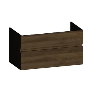 SCALIDO-Waschtisch-Unterschrank z Konsolenplatte 1000x540x510mm 2 Auszüge Farbvar. N/X/N