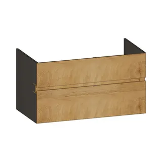 SCALIDO-Waschtisch-Unterschrank z Konsolenplatte 1000x540x510mm 2 Auszüge Farbvar. S/X/S