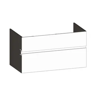 SCALIDO-Waschtisch-Unterschrank z Konsolenplatte 1000x540x510mm 2 Auszüge Farbvar. W/X/W