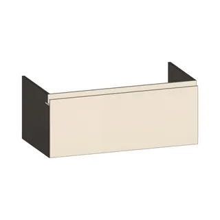 SCALIDO-Waschtisch-Unterschrank z Konsolenplatte 1000x410x510mm 1 Auszug Farbvar. K/X/K