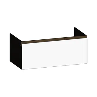 SCALIDO-Waschtisch-Unterschrank z Konsolenplatte 1000x410x510mm 1 Auszug Farbvar. W/X/N