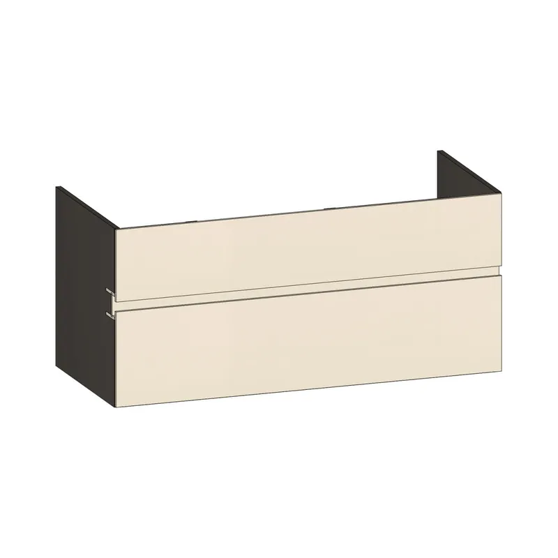 SCALIDO-Waschtisch-Unterschrank z Konsolenplatte 1200x540x510mm 2 Auszüge Farbvar. K/X/K