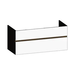 SCALIDO-Waschtisch-Unterschrank z Konsolenplatte 1200x540x510mm 2 Auszüge Farbvar. W/X/N