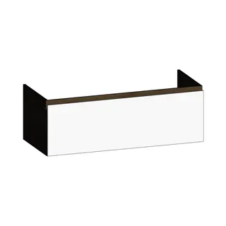 SCALIDO-Waschtisch-Unterschrank z Konsolenplatte 1200x410x510mm 1 Auszug Farbvar. W/X/N