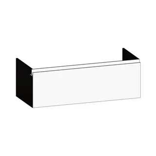 SCALIDO-Waschtisch-Unterschrank z Konsolenplatte 1200x410x510mm 1 Auszug Farbvar. W/X/W
