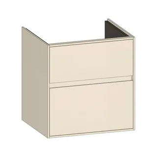 SCALIDO-Waschtisch-Unterschrank zu Waschtisch Wand 550 520x560x440mm 2 Auszüge Farbvar. K/K/K