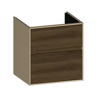 SCALIDO-Waschtisch-Unterschrank zu Waschtisch Wand 550 520x560x440mm 2 Auszüge Farbvar. N/K/N