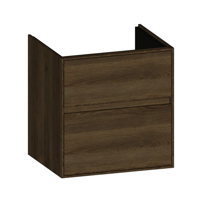 SCALIDO-Waschtisch-Unterschrank zu Waschtisch Wand 550 520x560x440mm 2 Auszüge Farbvar. N/N/N