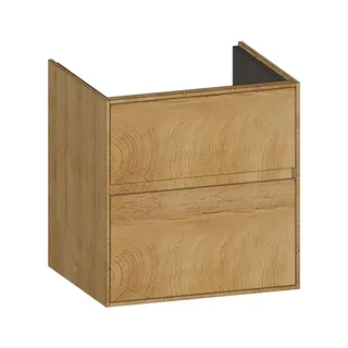 SCALIDO-Waschtisch-Unterschrank zu Waschtisch Wand 550 520x560x440mm 2 Auszüge Farbvar. S/S/S