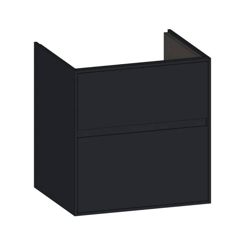 SCALIDO-Waschtisch-Unterschrank zu Waschtisch Wand 550 520x560x440mm 2 Auszüge Farbvar. V/V/V