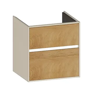 SCALIDO-Waschtisch-Unterschrank zu Waschtisch Wand 550 520x560x440mm 2 Auszüge Farbvar. Sonder