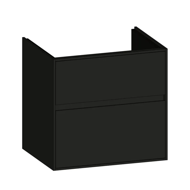SCALIDO-Waschtisch-Unterschrank zu Waschtisch Wand 600 570x560x460mm 2 Auszüge Farbvar. A/A/A