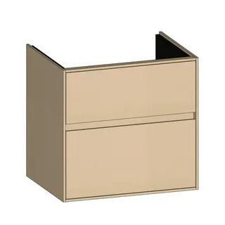 SCALIDO-Waschtisch-Unterschrank zu Waschtisch Wand 600 570x560x460mm 2 Auszüge Farbvar. K/K/K