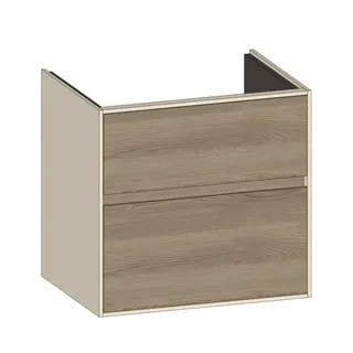 SCALIDO-Waschtisch-Unterschrank zu Waschtisch Wand 600 570x560x460mm 2 Auszüge Farbvar. N/K/N