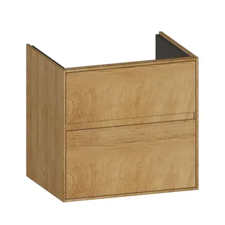 SCALIDO-Waschtisch-Unterschrank zu Waschtisch Wand 600 570x560x460mm 2 Auszüge Farbvar. S/S/S