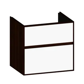 SCALIDO-Waschtisch-Unterschrank zu Waschtisch Wand 600 570x560x460mm 2 Auszüge Farbvar. W/E/E