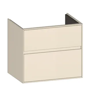 SCALIDO-Waschtisch-Unterschrank zu Waschtisch Wand 650 620x560x460mm 2 Auszüge Farbvar. K/K/K