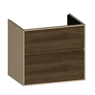 SCALIDO-Waschtisch-Unterschrank zu Waschtisch Wand 650 620x560x460mm 2 Auszüge Farbvar. N/K/N