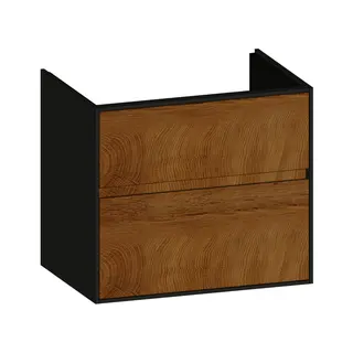 SCALIDO-Waschtisch-Unterschrank zu Waschtisch Wand 650 620x560x460mm 2 Auszüge Farbvar. S/A/S