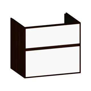 SCALIDO-Waschtisch-Unterschrank zu Waschtisch Wand 650 620x560x460mm 2 Auszüge Farbvar. W/E/E
