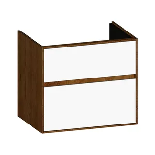 SCALIDO-Waschtisch-Unterschrank zu Waschtisch Wand 650 620x560x460mm 2 Auszüge Farbvar. W/S/S