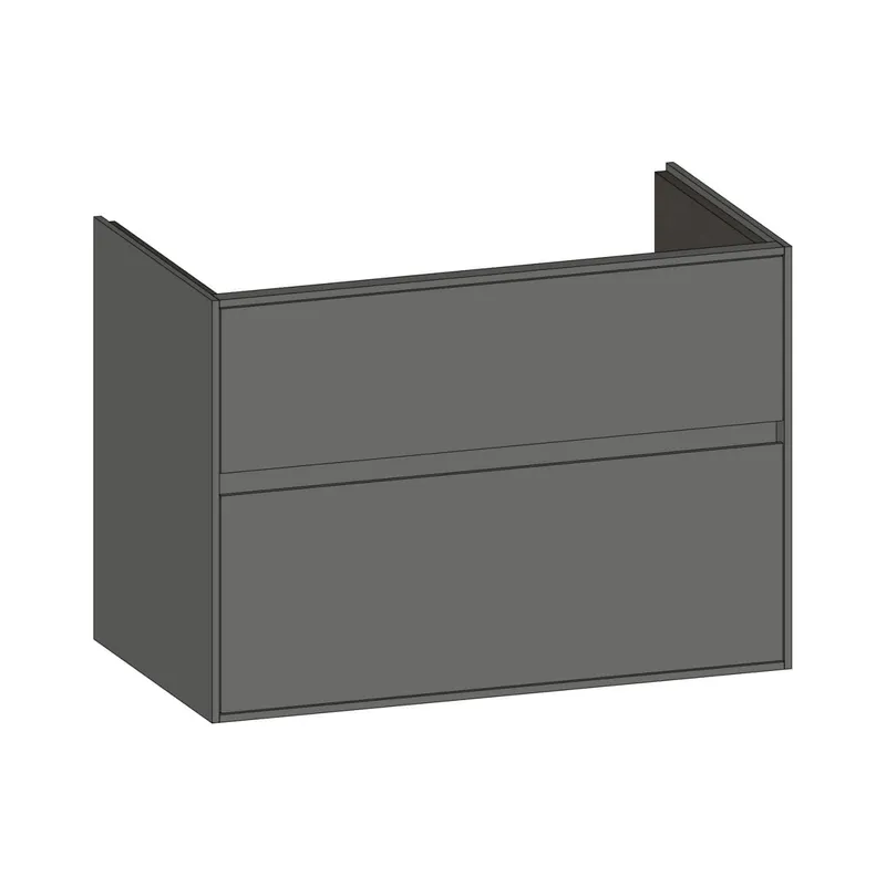 SCALIDO-Waschtisch-Unterschrank zu Waschtisch Wand 800 770x560x460mm 2 Auszüge Farbvar. A/A/A