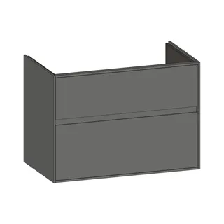 SCALIDO-Waschtisch-Unterschrank zu Waschtisch Wand 800 770x560x460mm 2 Auszüge Farbvar. A/A/A