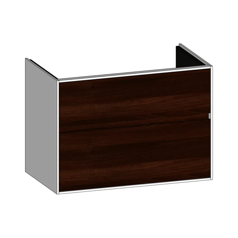 SCALIDO-Waschtisch-Unterschrank zu Waschtisch Wand 800 770x560x460mm 2 Auszüge Farbvar. E/W/E