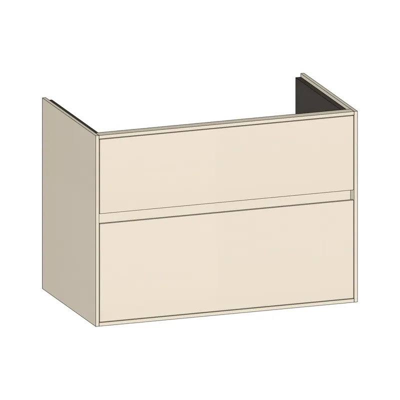 SCALIDO-Waschtisch-Unterschrank zu Waschtisch Wand 800 770x560x460mm 2 Auszüge Farbvar. K/K/K