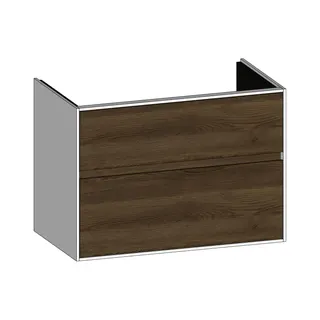 SCALIDO-Waschtisch-Unterschrank zu Waschtisch Wand 800 770x560x460mm 2 Auszüge Farbvar. N/W/N