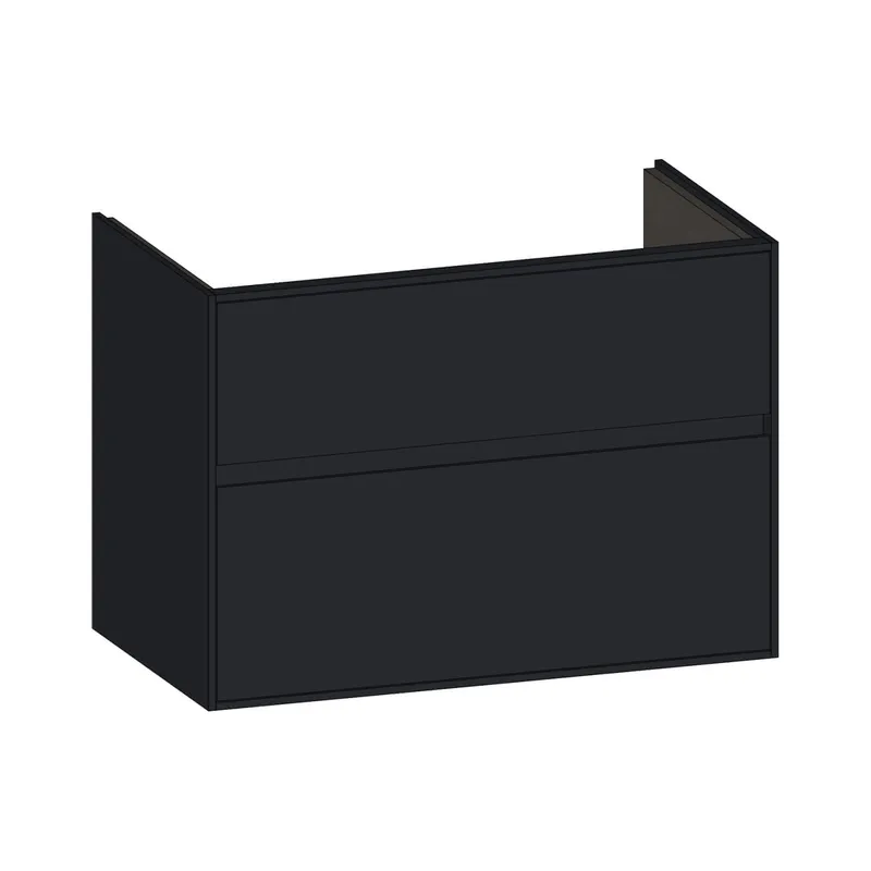 SCALIDO-Waschtisch-Unterschrank zu Waschtisch Wand 800 770x560x460mm 2 Auszüge Farbvar. V/V/V