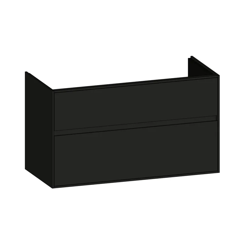 SCALIDO-Waschtisch-Unterschrank zu Waschtisch Wand 1000 970x560x460mm 2 Auszüge Farbvar. A/A/A