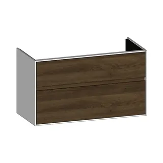 SCALIDO-Waschtisch-Unterschrank zu Waschtisch Wand 1000 970x560x460mm 2 Auszüge Farbvar. N/W/N