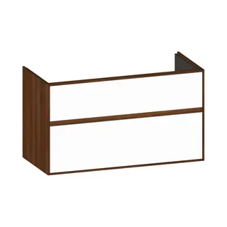 SCALIDO-Waschtisch-Unterschrank zu Waschtisch Wand 1000 970x560x460mm 2 Auszüge Farbvar. W/E/E