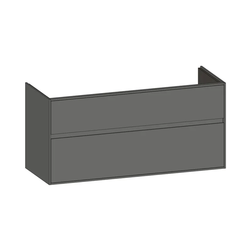 SCALIDO-Waschtisch-Unterschrank zu Waschtisch Wand 1200 1170x560x460mm 2 Auszüge Farbvar. A/A/A