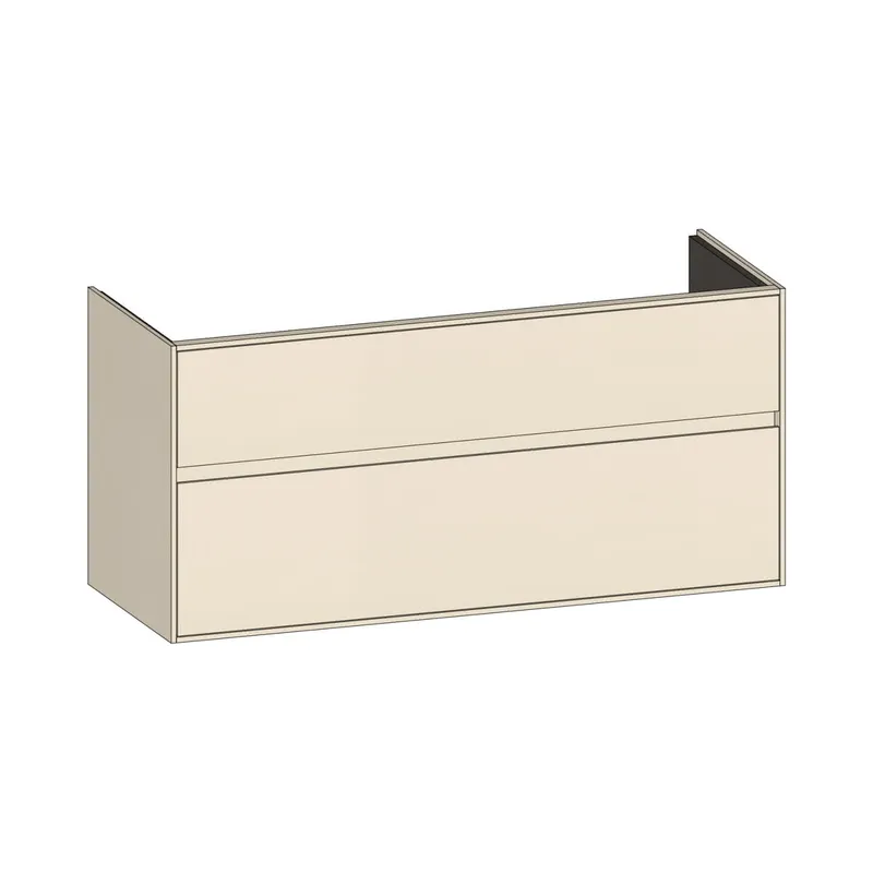 SCALIDO-Waschtisch-Unterschrank zu Waschtisch Wand 1200 1170x560x460mm 2 Auszüge Farbvar. K/K/K
