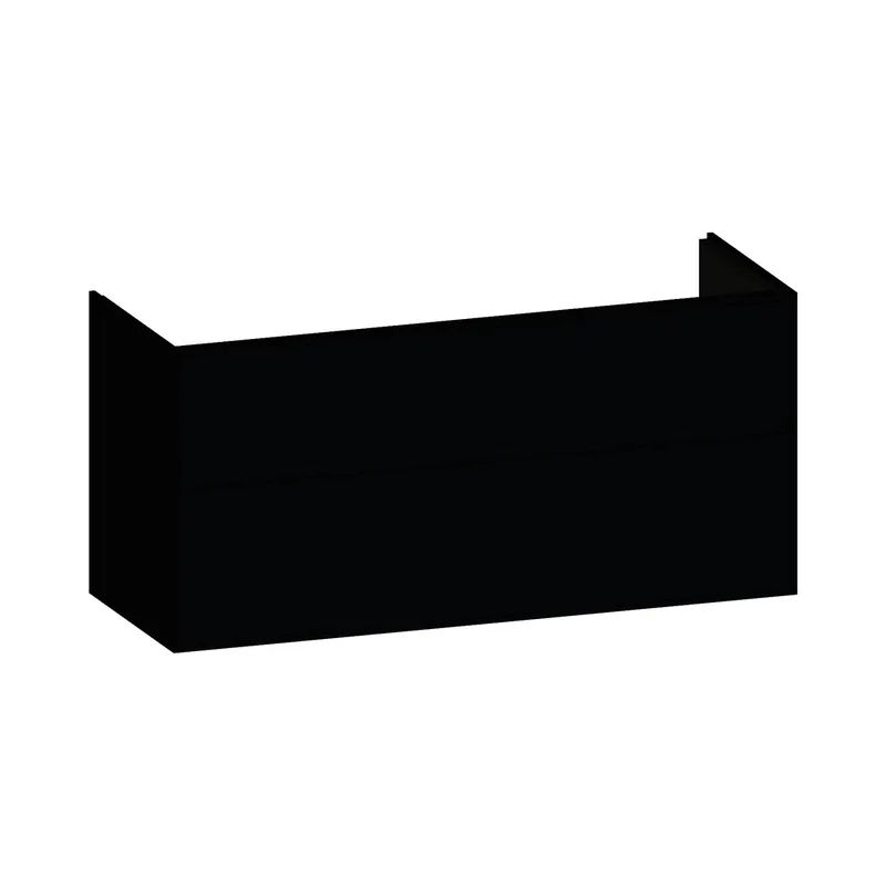 SCALIDO-Waschtisch-Unterschrank zu Waschtisch Wand 1200 mm Ablage 1170x560x460mm 2 Auszüge V/V/V