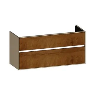 SCALIDO-Waschtisch-Unterschrank zu Waschtisch Wand 1200 mm Ablage 1170x560x460mm 2 Auszüge Sond.