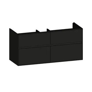 SCALIDO-Waschtisch-Unterschrank zu Waschtisch Wand 1200 1170x560x460mm 4 Auszüge Farbvar. A/A/A