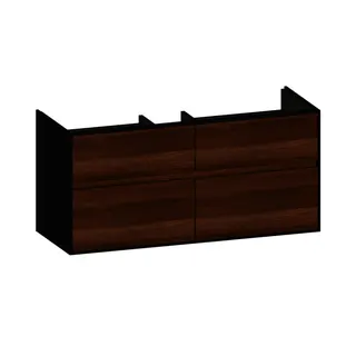 SCALIDO-Waschtisch-Unterschrank zu Waschtisch Wand 1200 1170x560x460mm 4 Auszüge Farbvar. E/V/E