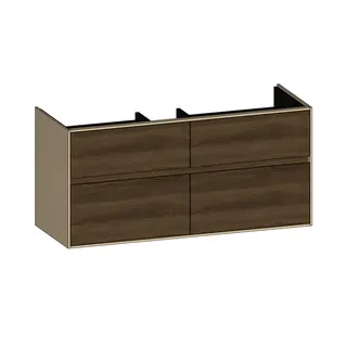 SCALIDO-Waschtisch-Unterschrank zu Waschtisch Wand 1200 1170x560x460mm 4 Auszüge Farbvar. N/K/N