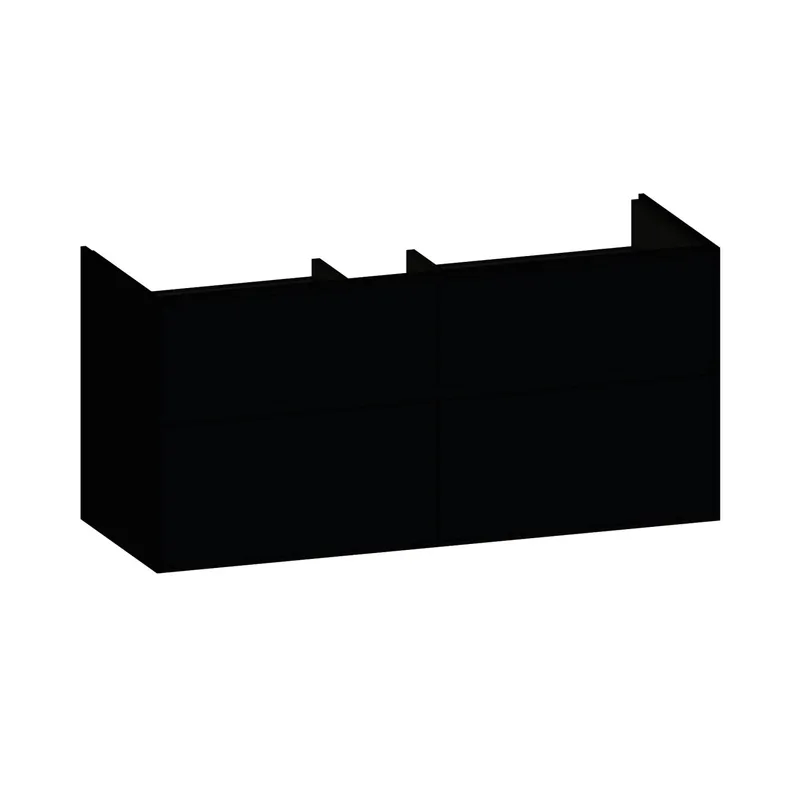 SCALIDO-Waschtisch-Unterschrank zu Waschtisch Wand 1200 1170x560x460mm 4 Auszüge Farbvar. V/V/V