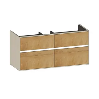 SCALIDO-Waschtisch-Unterschrank zu Waschtisch Wand 1200 1170x560x460mm 4 Auszüge Farbvar. Sond.