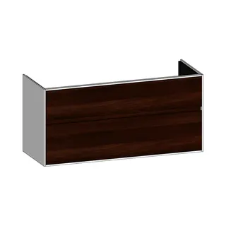 SCALIDO-Waschtisch-Unterschrank zu Waschtisch Wand 1200 mm Ablage 1170x560x460mm 2 Auszüge E/W/E