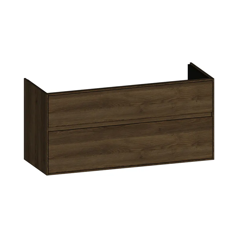 SCALIDO-Waschtisch-Unterschrank zu Waschtisch Wand 1200 mm Ablage 1170x560x460mm 2 Auszüge N/N/N