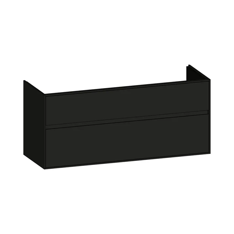 SCALIDO-Waschtisch-Unterschrank zu Waschtisch Wand 1300 1270x560x460mm 2 Auszüge Farbvar. A/A/A