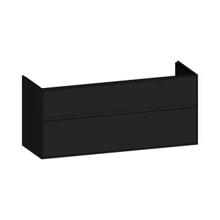 SCALIDO-Waschtisch-Unterschrank zu Waschtisch Wand 1300 1270x560x460mm 2 Auszüge Farbvar. A/A/A